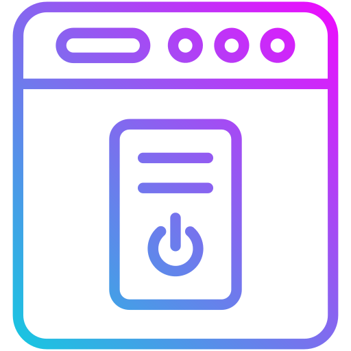 パソコン Generic gradient outline icon