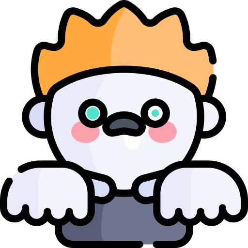 zombie Kawaii Lineal color icon