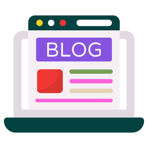 Blog Generic color fill icon