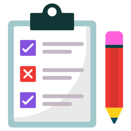 Checklist Generic color fill icon