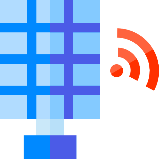 Solar panel Basic Straight Flat icon