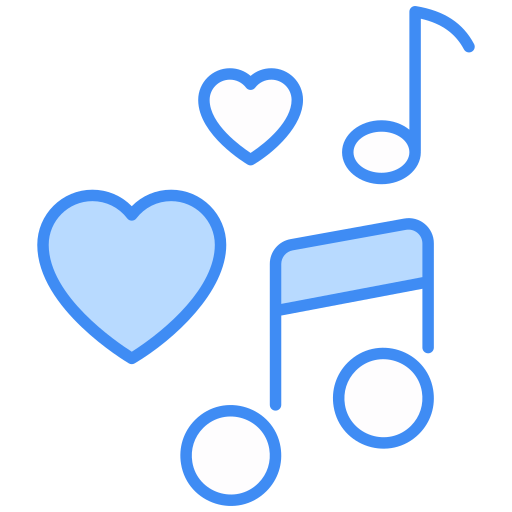 Love songs Generic color lineal-color icon