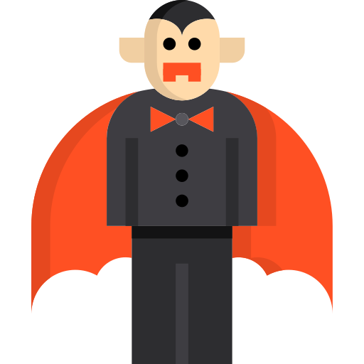 dracula itim2101 Flat icon