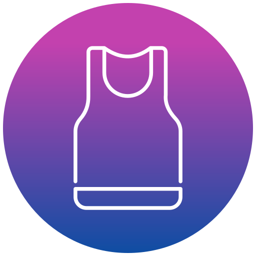 Sleeveless shirt Generic gradient fill icon