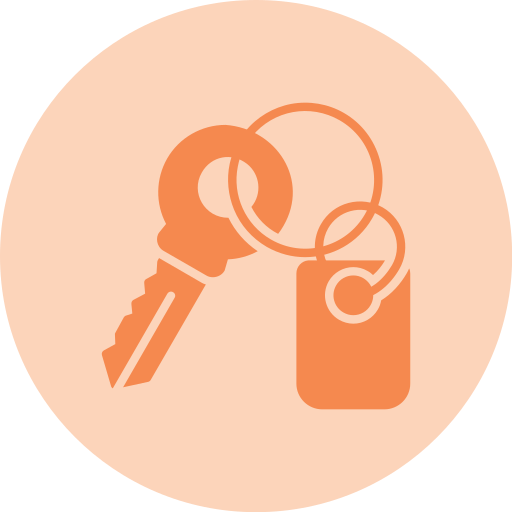 Key Generic color fill icon