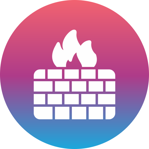 firewall Generic gradient fill icon