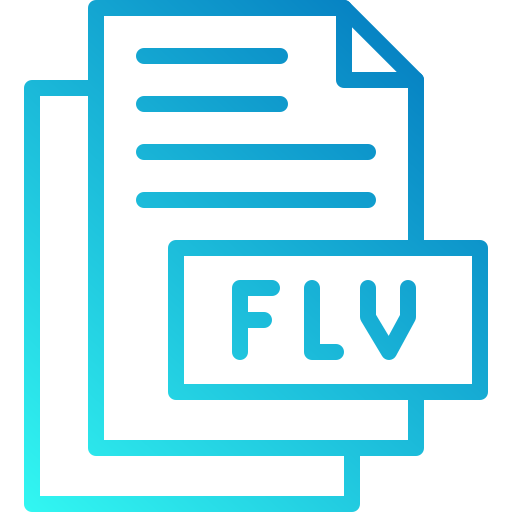 flv Generic gradient outline icon