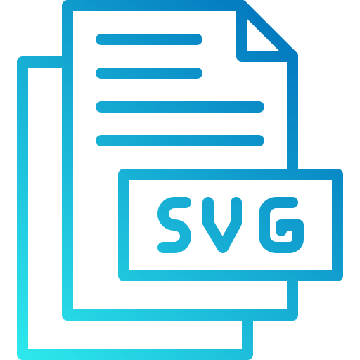 svg Generic gradient outline icon