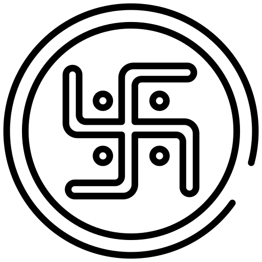 Swastika Generic black outline icon