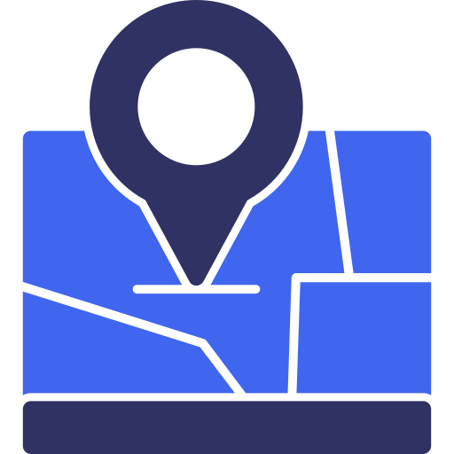 Map Generic color fill icon