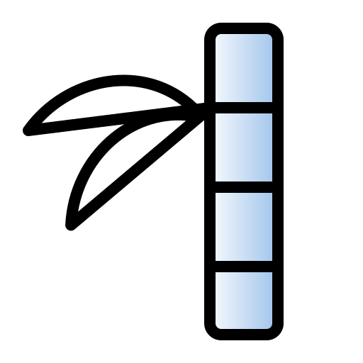 Bamboo Generic gradient lineal-color icon