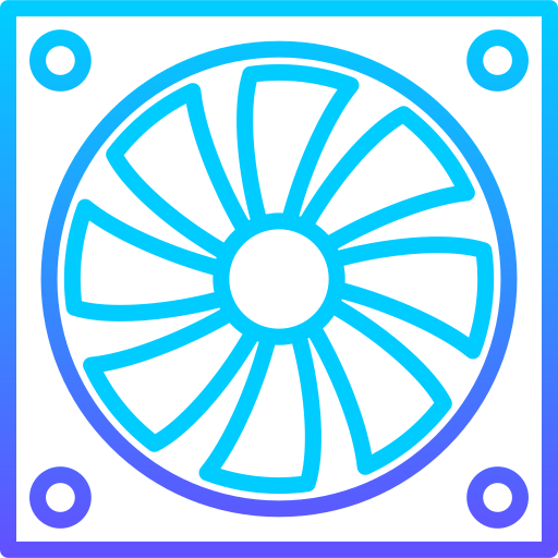 fan Generic gradient outline icona