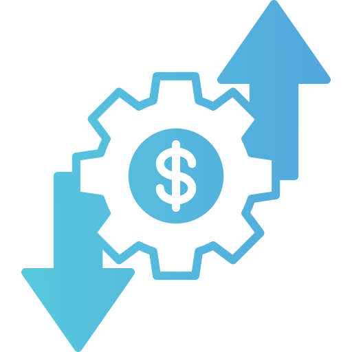 Financial management Generic gradient fill icon