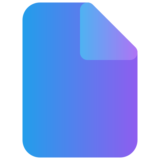 Paper Generic gradient fill icon