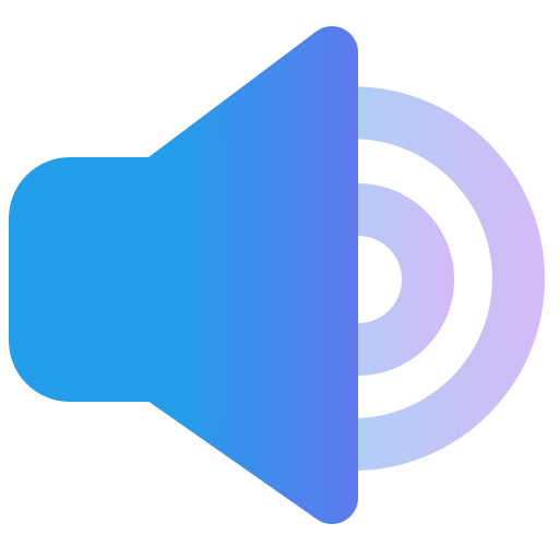 Speaker Generic gradient fill icon