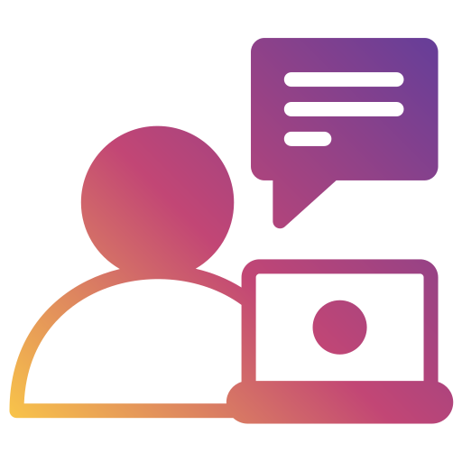 Live chat Generic gradient fill icon