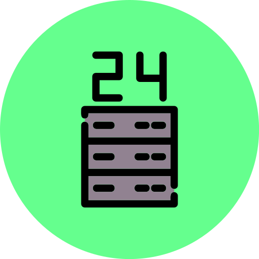 Data center Generic color lineal-color icon