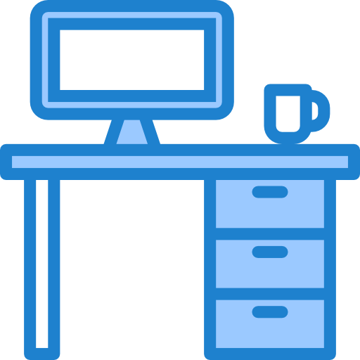 Desk srip Blue icon