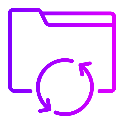 Refresh Generic gradient outline icon