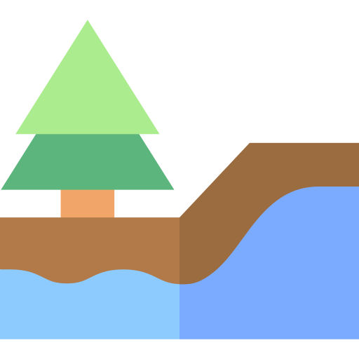 rio Basic Straight Flat Ícone