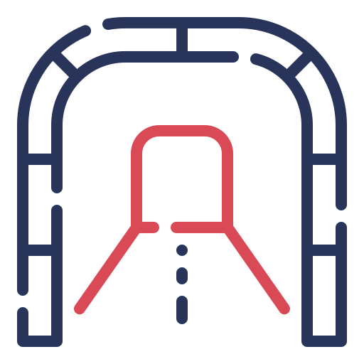 tunnel Generic color outline icon