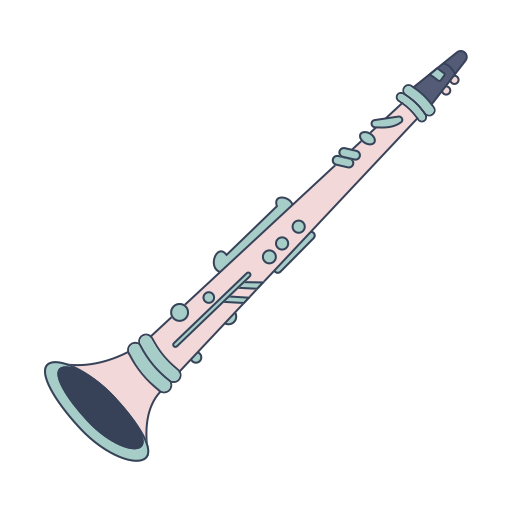 Clarinet Generic color lineal-color icon