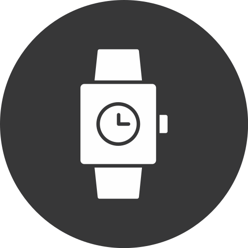 smartwatch Generic black fill icon