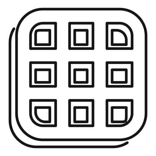 ラウンド Generic outline icon