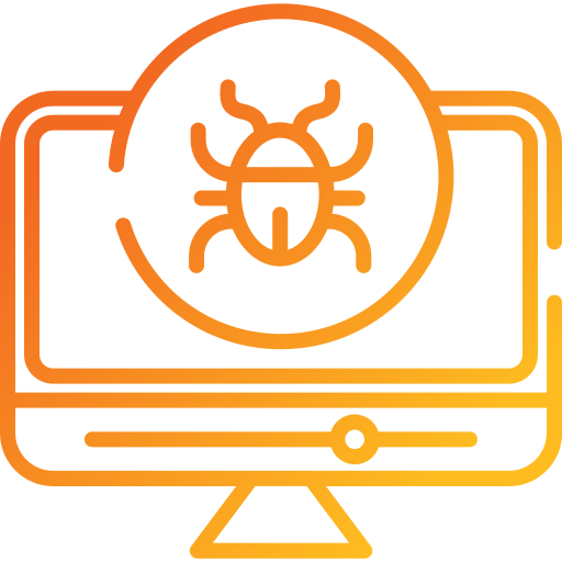 Bug Generic gradient outline icon