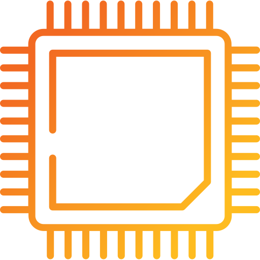 Cpu Generic gradient outline icon