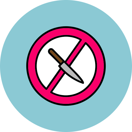 No knife Generic color lineal-color icon