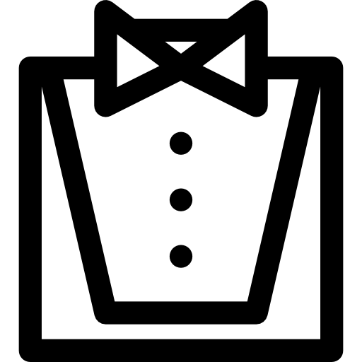 Waiter Curved Lineal icon