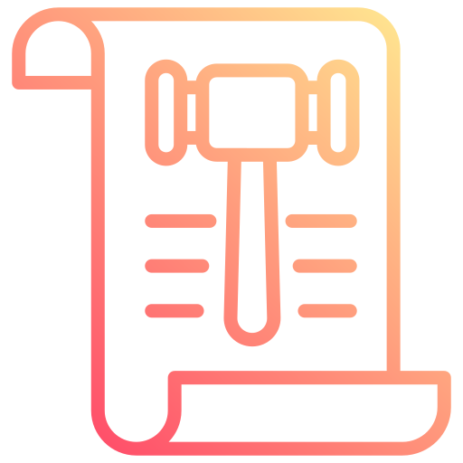 Legal Generic gradient outline icon