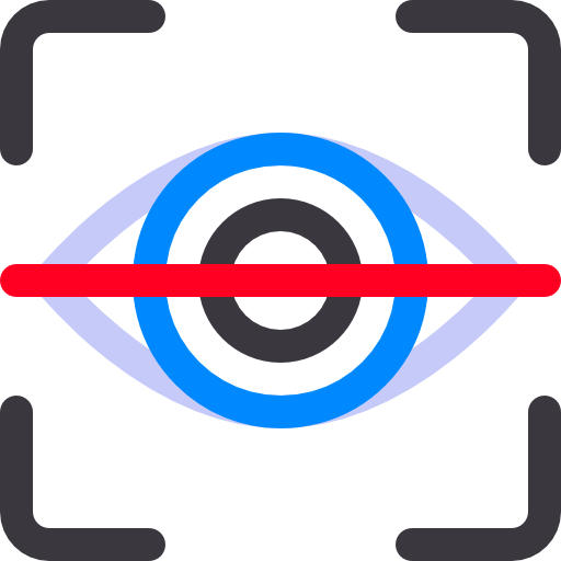 augenscan Basic Rounded Lineal Color icon