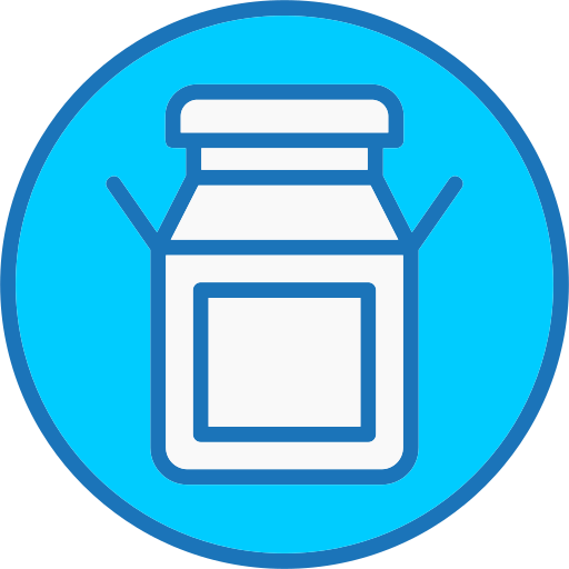 milch Generic color lineal-color icon