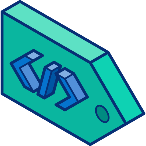 meta Isometric Lineal Color icon