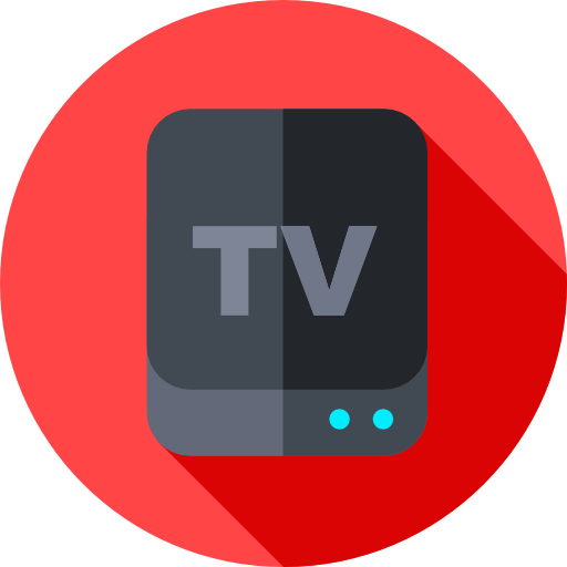 Tv Flat Circular Flat icon