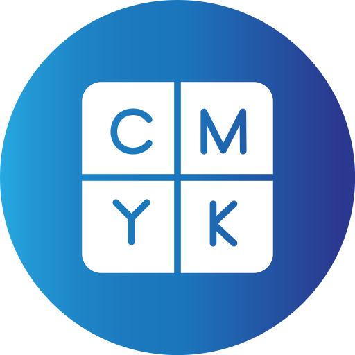 cmyk Generic gradient fill icon