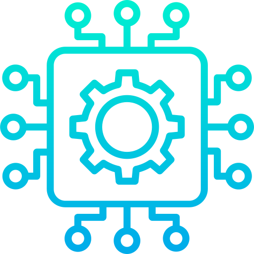 cpu Kiranshastry Gradient icon