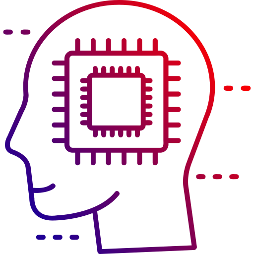 cpu Generic gradient outline icon