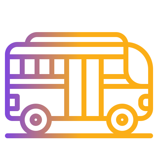 bus Generic gradient outline icoon