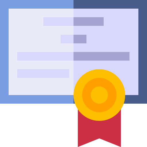 Diploma Basic Straight Flat icon