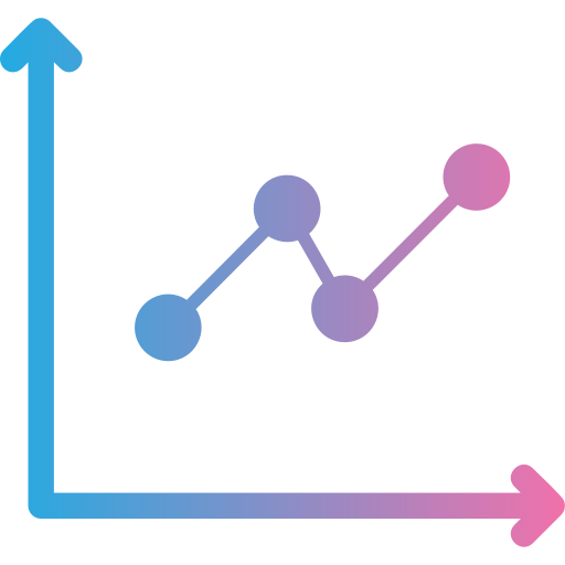 liniendiagramm Generic gradient fill icon