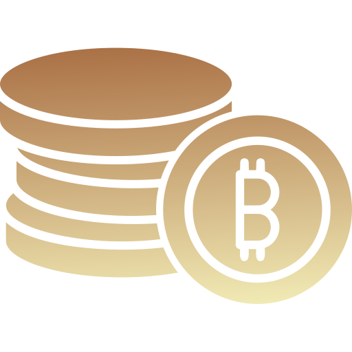 Bitcoins Generic gradient fill icon