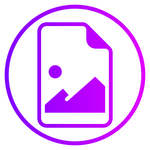 Image Generic gradient fill icon