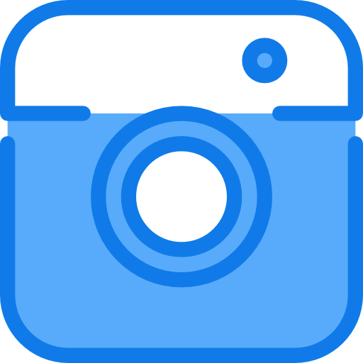 Instagram Justicon Blue icon