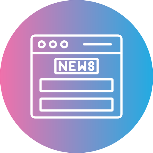 News feed Generic gradient fill icon