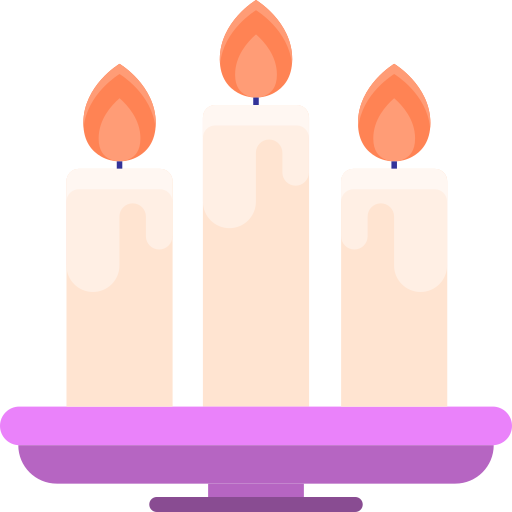 candele Flaticons.com Lineal Color icona