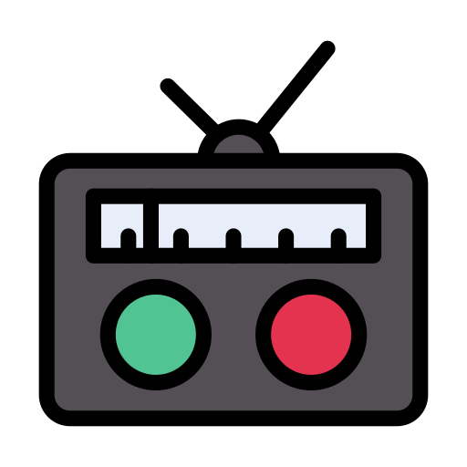 radio Generic color lineal-color icon