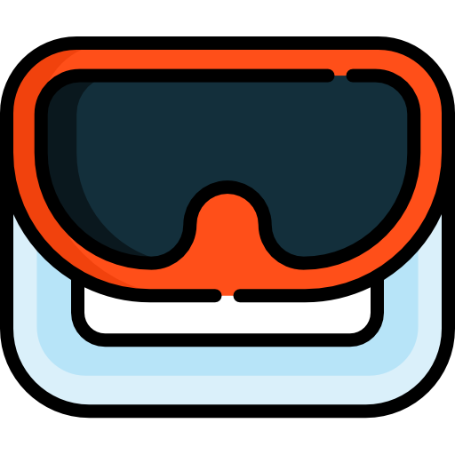 Goggle Kawaii Lineal color icon